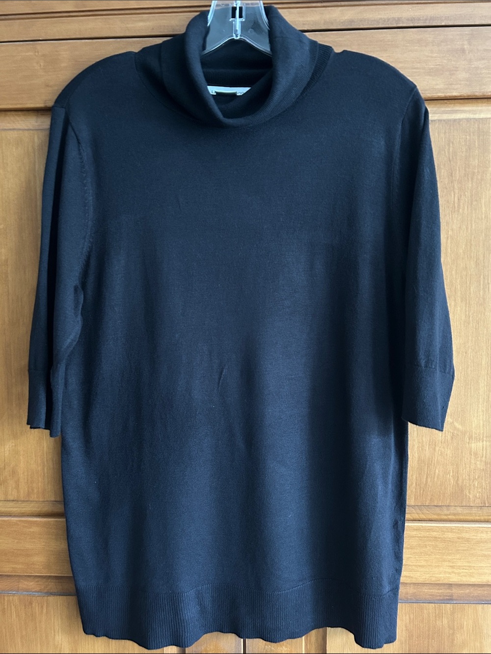 Liz Claiborne Black Turtleneck Sweater Size L